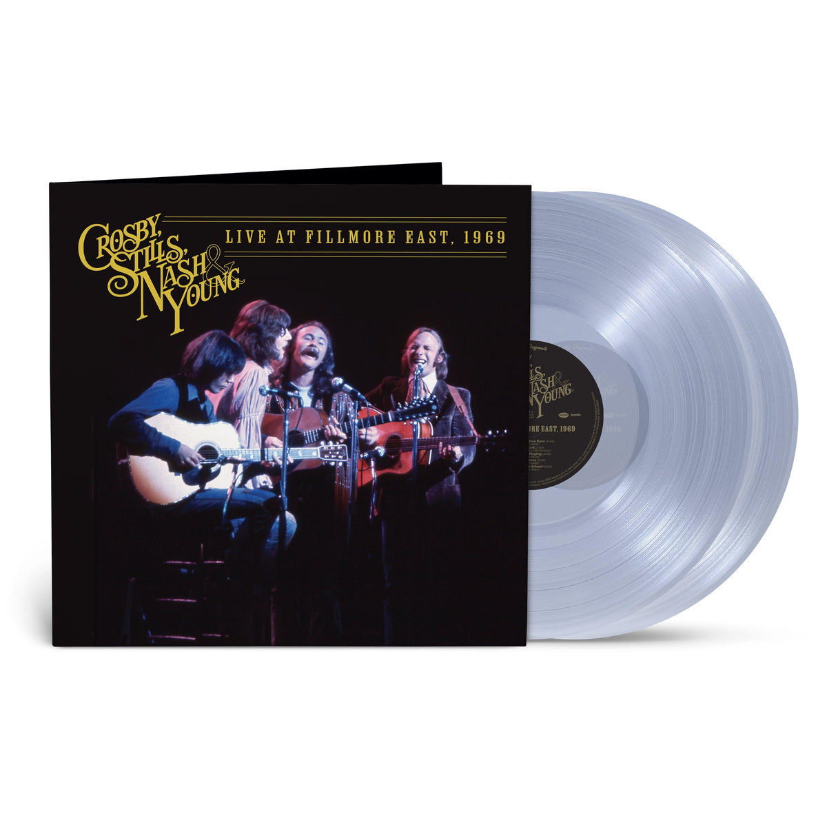 Crosby Stills Nash & Young- Live At Fillmore East, 1969 (Silver Vinyl)-BoldPlay