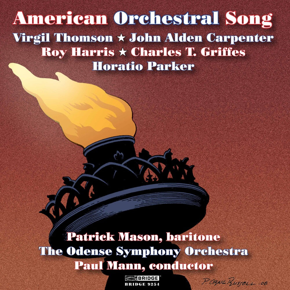 Patrick Mason- American Orchestral Song (CD)-BoldPlay