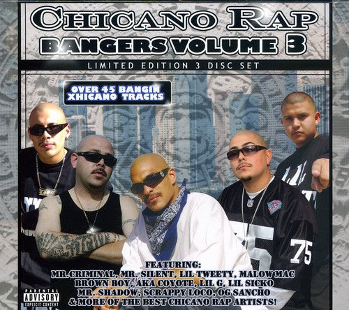 Chicano Rap Bangers- Chicano Rap Bangers, Vol. 4 (CD)-BoldPlay