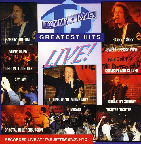 Tommy James- Greatest Hits Live (CD)-BoldPlay