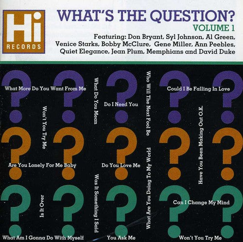 Whats The Question- Vol. 1-What's The Question? (CD)-BoldPlay