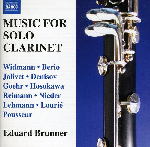 Eduard Brunner- Works for Solo Clarinet (CD)-BoldPlay