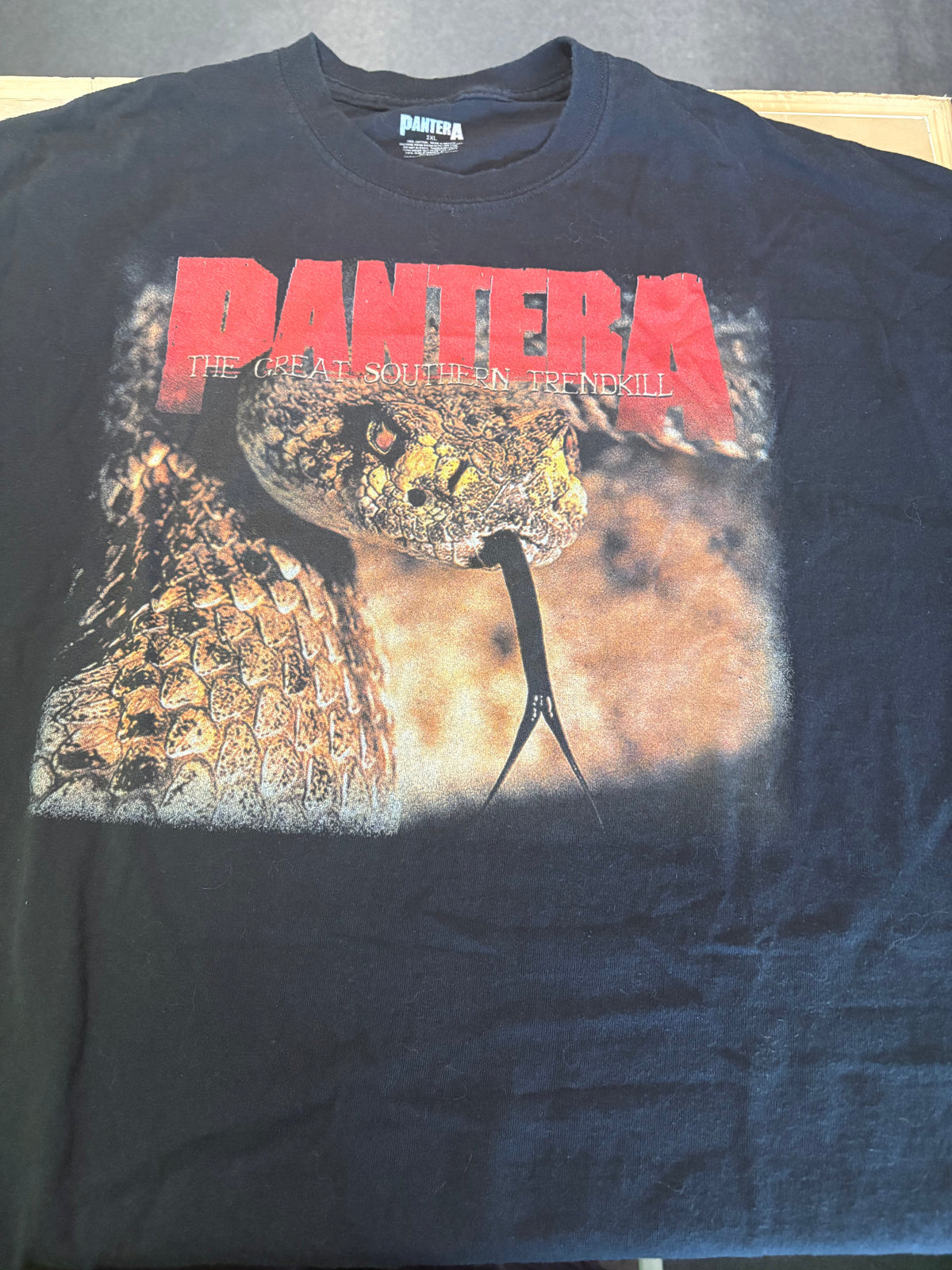 Pantera Great Southern Trendkill T-Shirt, Black, 2XL-BoldPlay