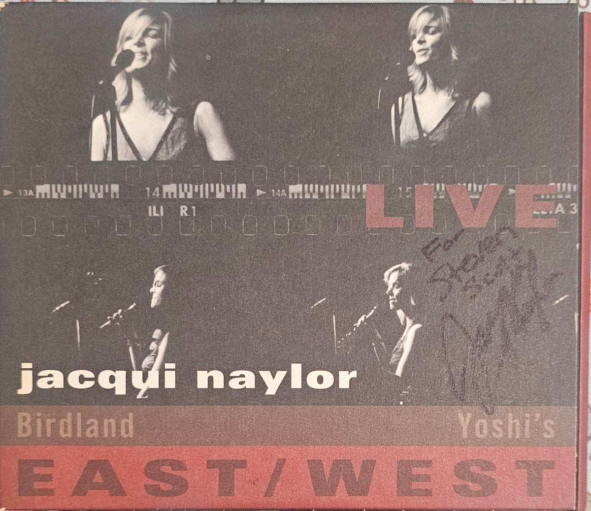 Jacqui Naylor- Live East/West (2xCD)(Signed)-BoldPlay