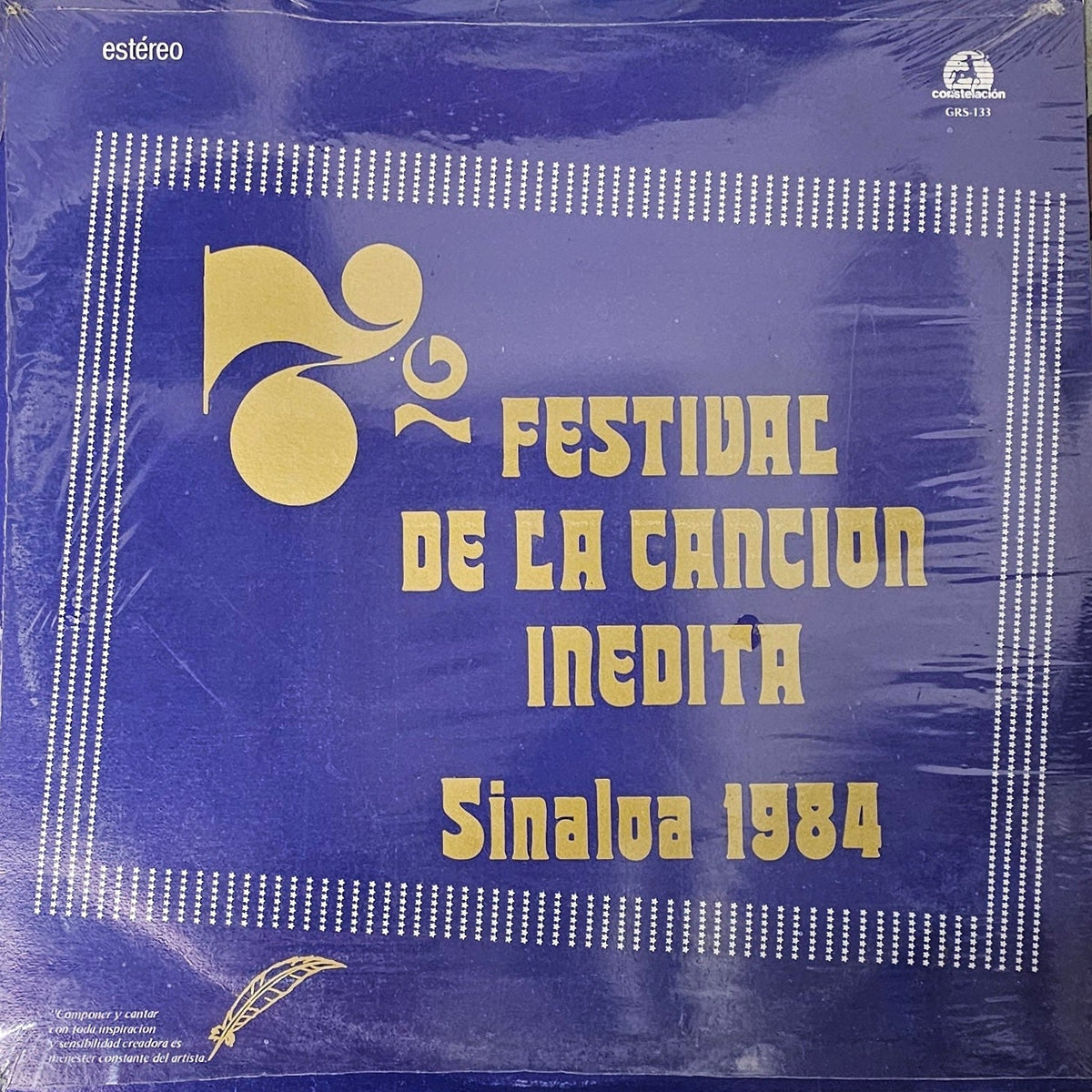 Various- 70 Festival De La Cancion Inedita, Sinaloa 1984 (Sealed, Mexican Press) (Used Vinyl)-BoldPlay