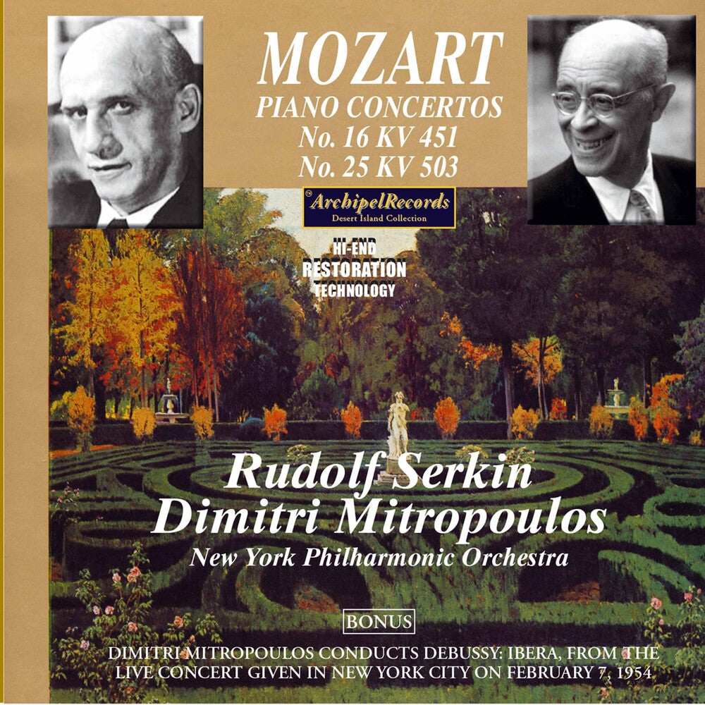 Mozart / Mitropolous- Klavierkonzerte 16 & 25 (CD)-BoldPlay