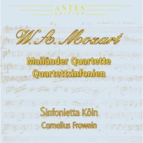 Sinfonietta Koeln- Mailander Quartette (CD)-BoldPlay