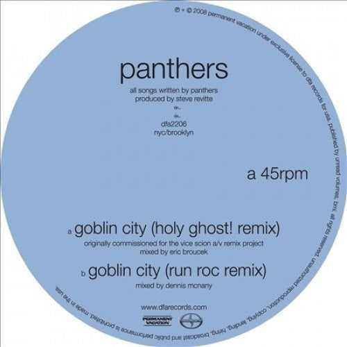 Panthers- Goblin City (Holy Ghost Remix) (Vinyl)-BoldPlay