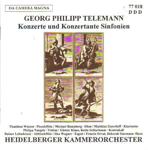 Telemann / Heidelberger Kammer- Konzerte & Konzertante (CD)-BoldPlay