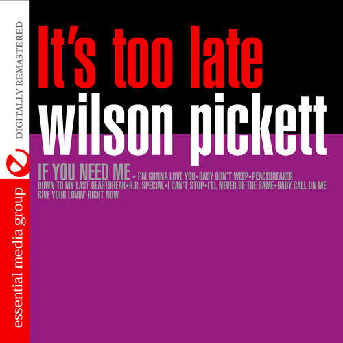 Wilson Pickett- It's Too Late (CD)-BoldPlay