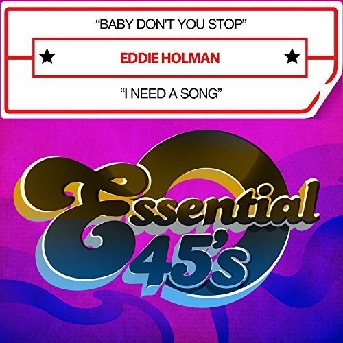 Eddie Holman- Baby Don't You Stop / I Need A Song (CD)-BoldPlay