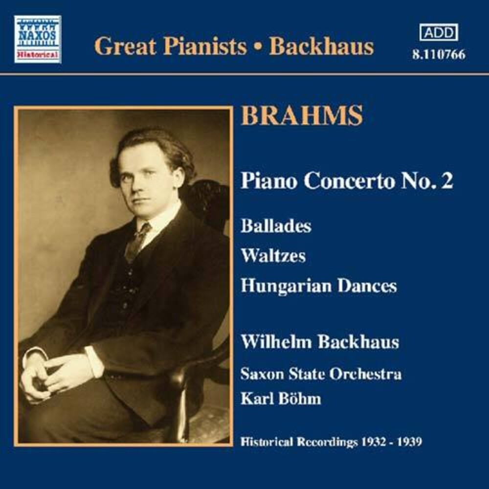 WILHELM BACKHAUS- Pno Con 2 (CD)-BoldPlay