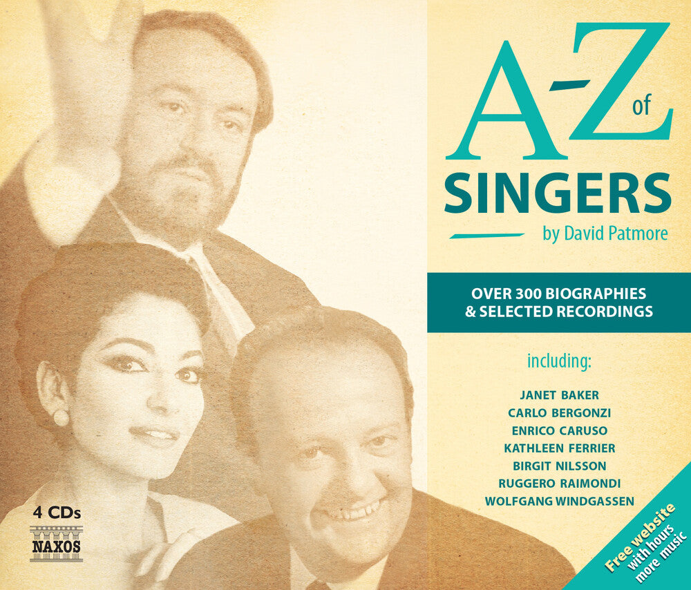 Anderson; Bastianini; Battistini; Berger; Bjorling- A-Z Of Singers (CD)-BoldPlay