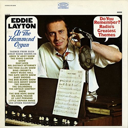 Eddie Layton- Do You Remember? Radio's Greatest Themes (CD)-BoldPlay
