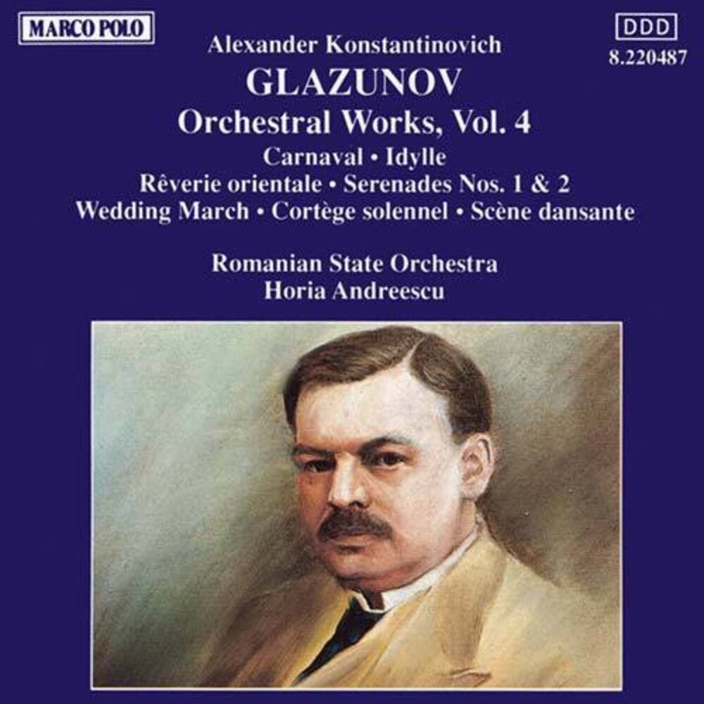 A. GLAZUNOV- Orchestral Works-Vol. 4 (CD)-BoldPlay