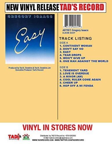Gregory Isaacs- Easy (Vinyl)-BoldPlay