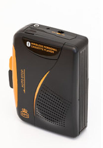 GPO W/938B/BT Bluetooth Portable Cassette Player (Black/Yellow)-BoldPlay