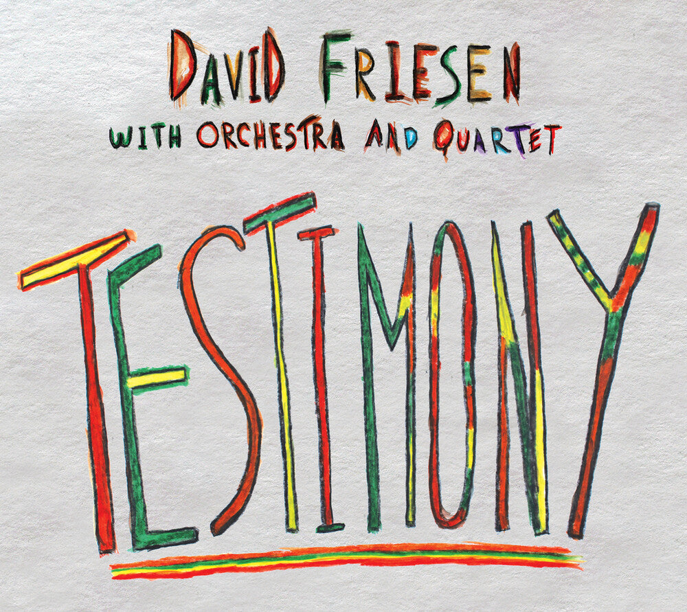 David Friesen- Testimony (CD)-BoldPlay