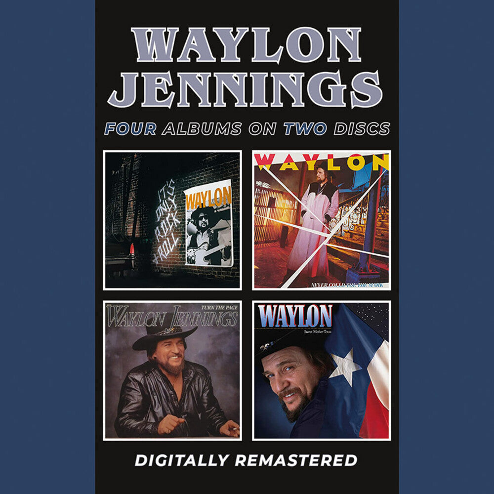 Waylon Jennings- It's Only Rock & Roll / Never Could Toe The Mark (CD)-BoldPlay