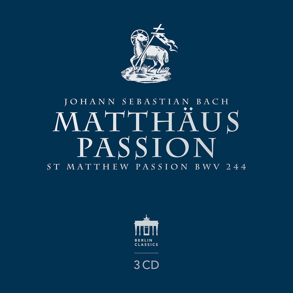 J Bach .S. / Mauersberger / Adam- St Matthew Passion (3pk) (CD)-BoldPlay