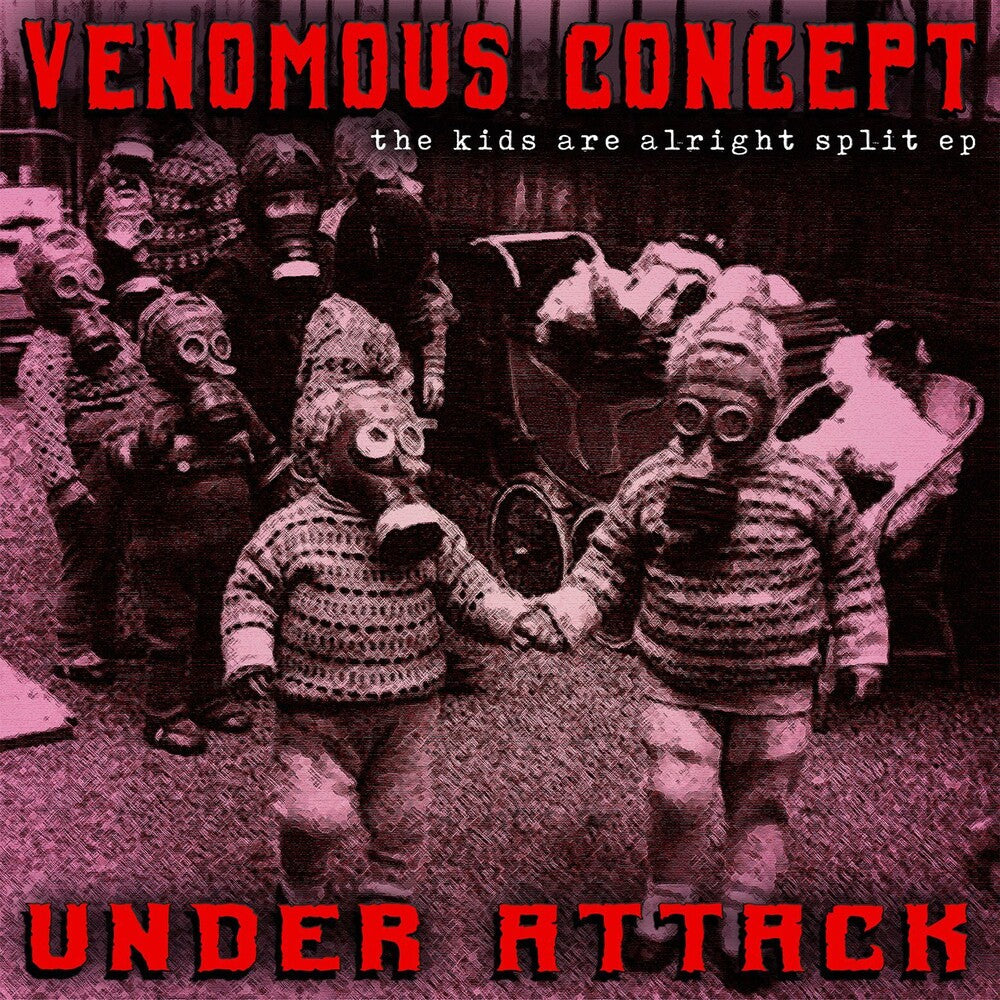 Venomous Concept / Under Attack- The Kids Are Alright Split Ep (Vinyl)-BoldPlay