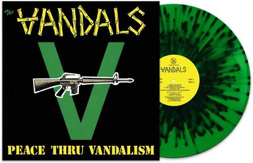 The Vandals- Peace Thru Vandalism - Green/black Splatter (Vinyl)-BoldPlay