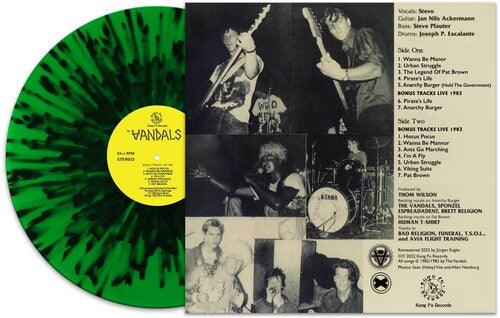 The Vandals- Peace Thru Vandalism - Green/black Splatter (Vinyl)-BoldPlay