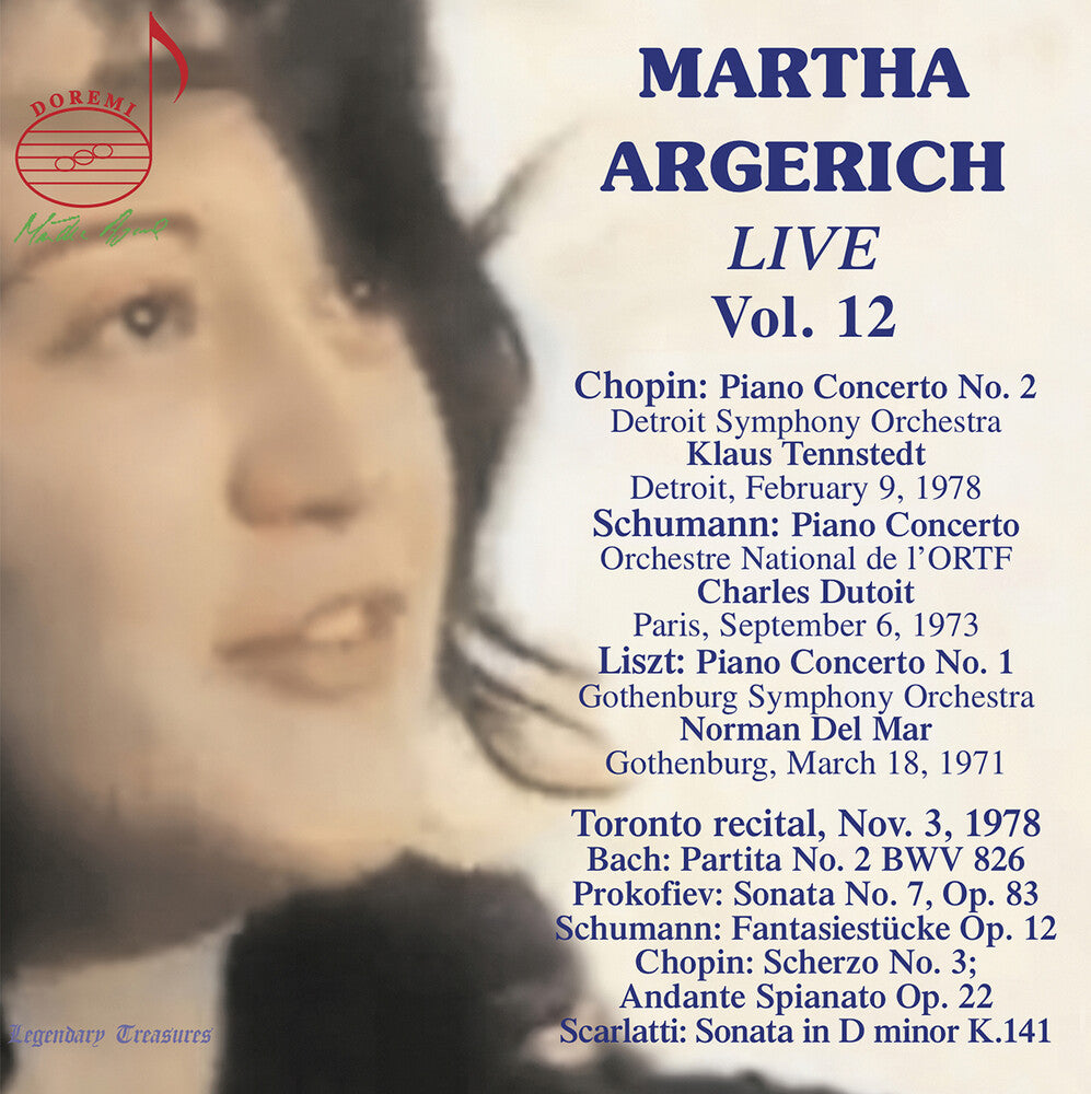 Bach / Argerich / Detroit Symphony- V12: Martha Argerich Live (CD)-BoldPlay