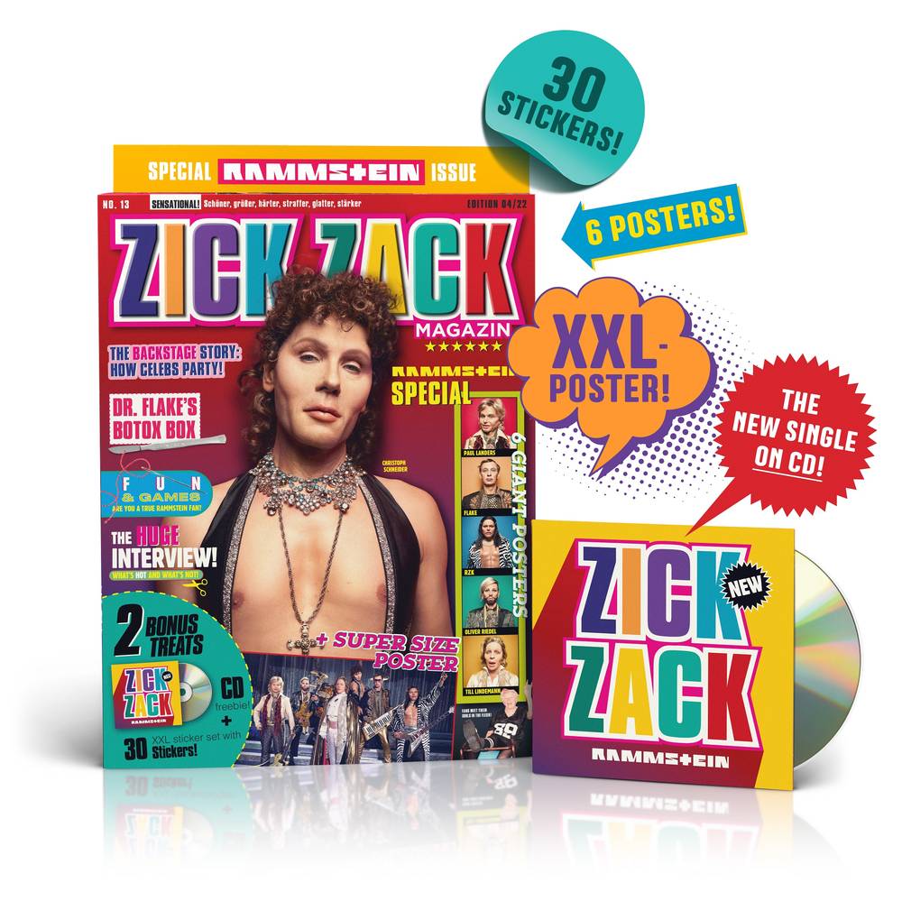 Rammstein- Zick Zack [CD Single w/ Magazine]-BoldPlay