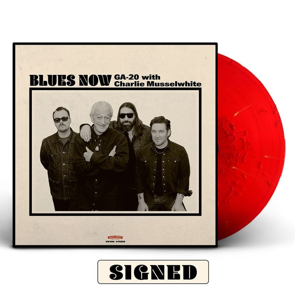 GA-20- Blues Now [Indie Exclusive Red Splatter - Autographed Insert] (Vinyl)-BoldPlay