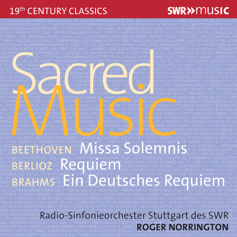 Beethoven / Berlioz / Brahms- Sacred Music (CD)-BoldPlay