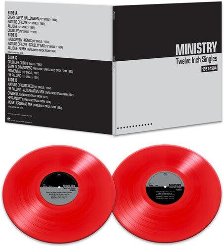 Ministry- 12" Singles 1981-1984 - Red (Vinyl)-BoldPlay