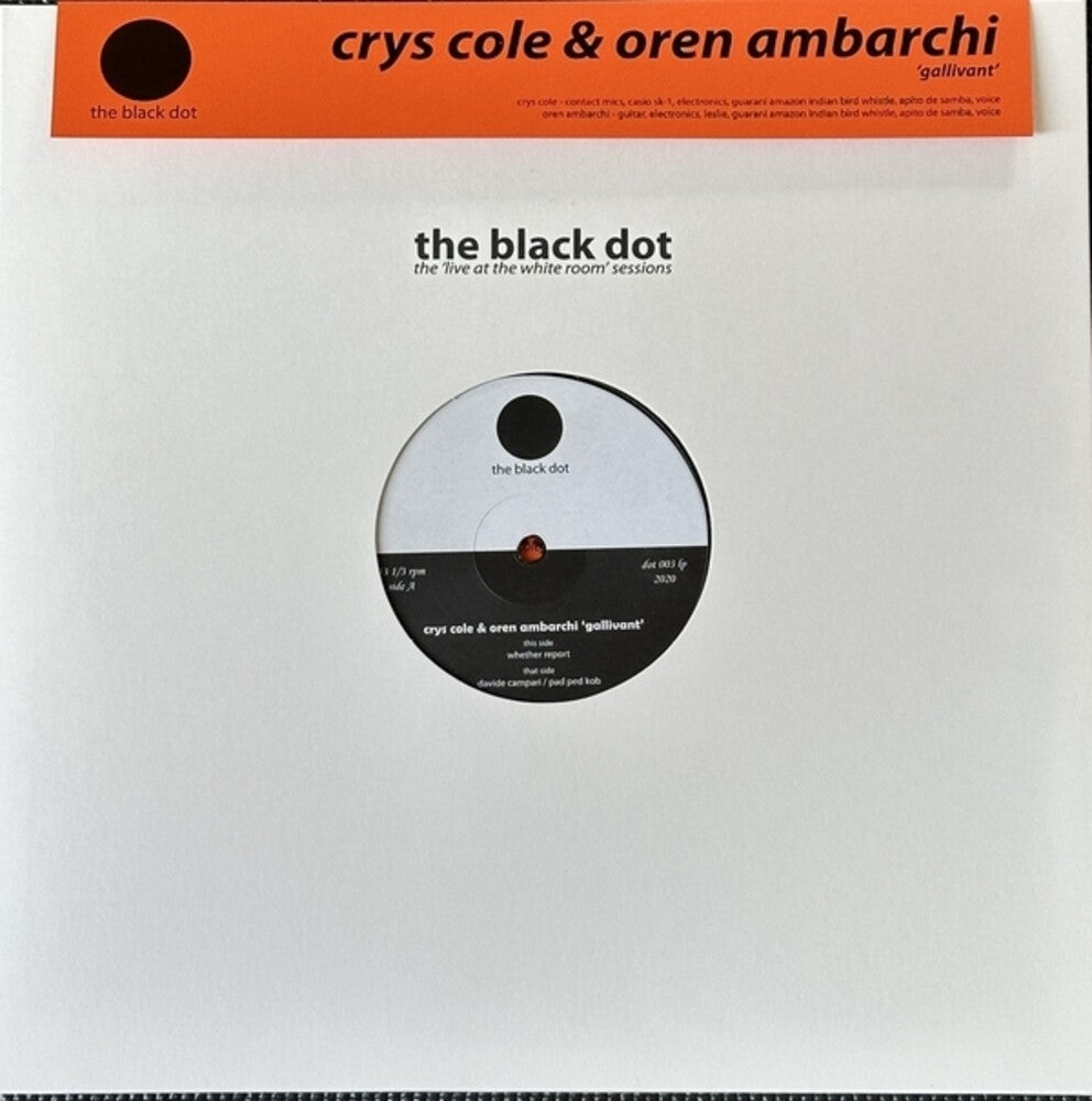 Oren Ambarchi / Cole,Crys- Gallivant (Can) (Vinyl)-BoldPlay
