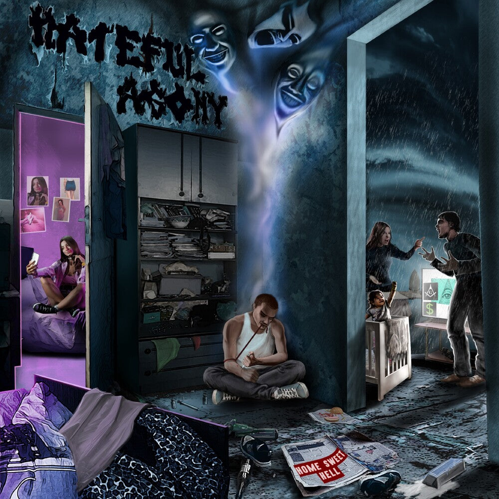 Hateful Agony- Home Sweet Hell (CD)-BoldPlay