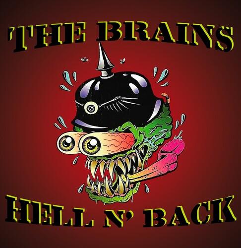 The Brains- Hell N' Back - Red Marble (Vinyl)-BoldPlay
