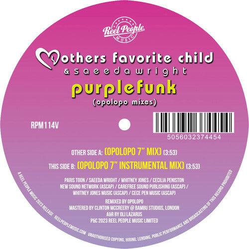 Mothers Favorite Child & Saeeda Wright- Purple Funk (Opolopo Remixes) (Vinyl)-BoldPlay