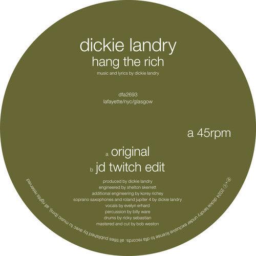 Dickie Landry- Hang The Rich (Vinyl)-BoldPlay