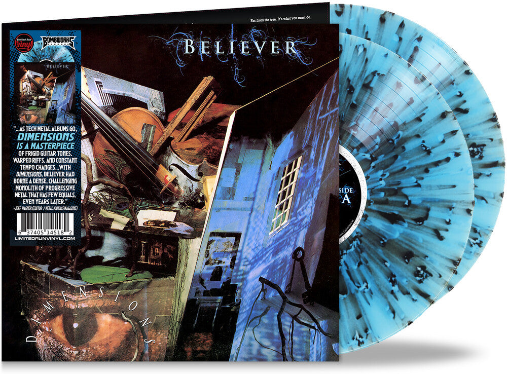 Believer- Dimensions (Blk) (Blue) [Colored Vinyl] (Gate) [Limited Edition]-BoldPlay