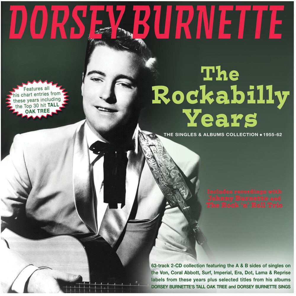 Dorsey Burnette- Rockabilly Years: The Singles & Albums Collection (CD)-BoldPlay