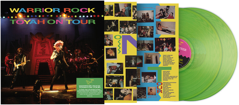 Toyah- Warrior Rock - Toyah On Tour - Transparent Green (Vinyl)-BoldPlay