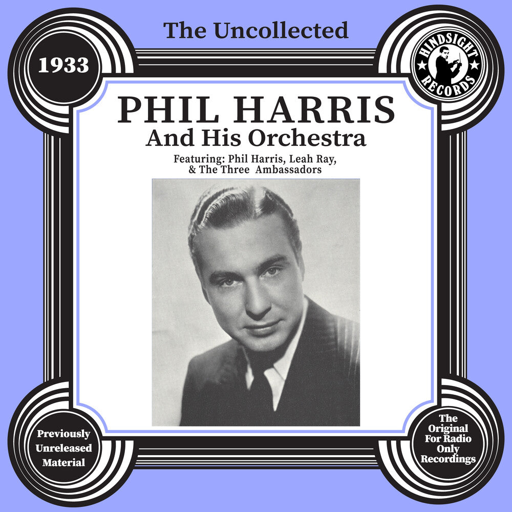 Phil Harris- Uncollected: Phil Harris & His Orchestra - 1933 (CD)-BoldPlay