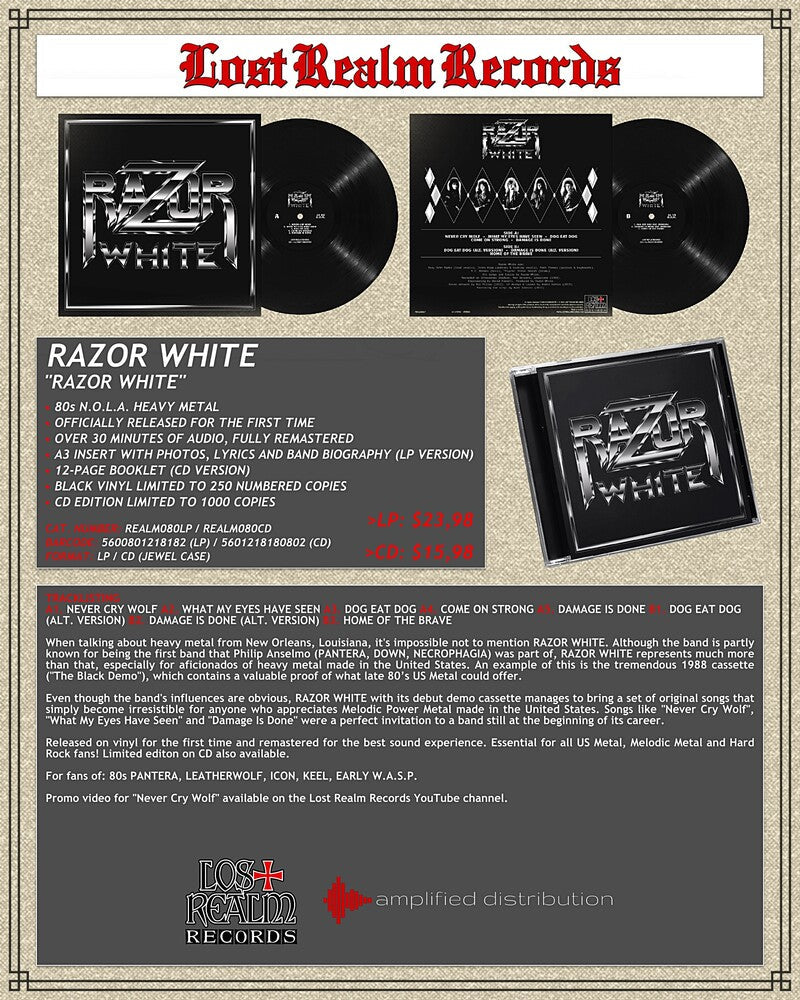Razor White- Razor White (Vinyl)-BoldPlay