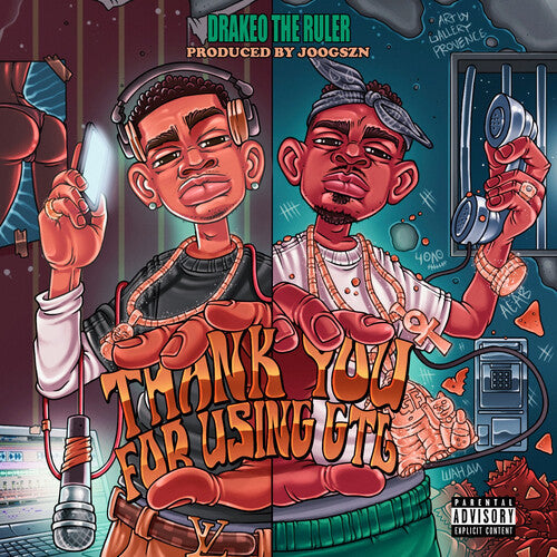 Drakeo The Ruler- Thank You For Using GTL - Green/Blue (Vinyl)-BoldPlay