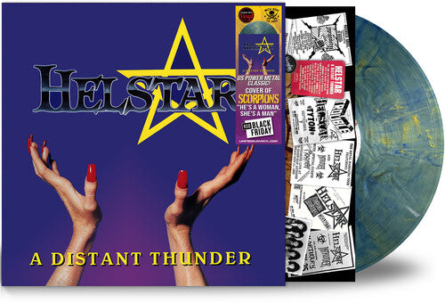 Helstar- Distant Thunder - Electric-Ocean (Colored Vinyl, Blue)-BoldPlay