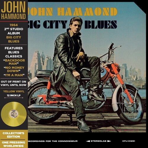 John Hammond- Big City Blues - Yellow (Vinyl)-BoldPlay