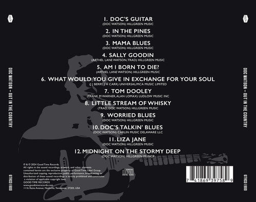 Doc Watson- Out in the Country (CD)-BoldPlay