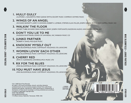 Mike Bloomfield- Junko Partner (CD)-BoldPlay