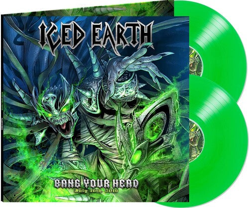 Iced Earth- Bang Your Head - Green (Vinyl)-BoldPlay