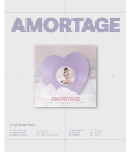 Jisoo- Amortage - Heart Version - incl. Photobook, Sticker + Poster (Vinyl)-BoldPlay