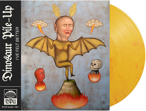 Dinosaur Pile-Up- I'Ve Felt Better - Yellow Flame Marble (Vinyl)-BoldPlay